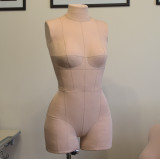Sewing Pattern for Corset Dress Form Torso Set Size 6 With Low Stretch Cover Included
