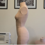Sewing Pattern for Corset Dress Form Torso Set Size 6 With Low Stretch Cover Included