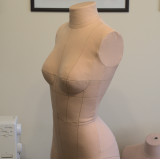 Sewing Pattern for Corset Dress Form Torso Set Size 6 With Low Stretch Cover Included