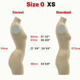 Sewing Pattern for Corset Dress Form Torso Set Size 0