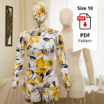 Standard Dress Form Full Set Size 10 PDF Patterns