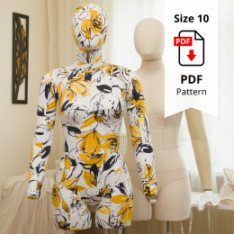 Standard Dress Form Full Set Size 10 PDF Patterns