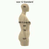 Sewing Pattern for Standard Dress Form Full Set Size 12 Sewing Pattern for Standard Dress Form Full Set Size 12