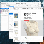 Standard Dress Form Torso Set Size 10 PDF Patterns