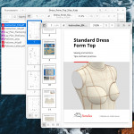 Standard Dress Form Torso Set Size 8 PDF Patterns