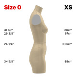 Sewing Pattern for Standard Dress Form Torso Set Size 0