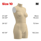 Sewing Pattern for Standard Dress Form Torso Set Size 10 With Cover Included Sewing Pattern for Standard Dress Form Torso Set Size 10 With Cover Included