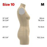 Sewing Pattern for Standard Dress Form Torso Set Size 10 With Cover Included Sewing Pattern for Standard Dress Form Torso Set Size 10 With Cover Included