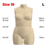 Sewing Pattern for Standard Dress Form Full Set Size 16 Sewing Pattern for Standard Dress Form Full Set Size 16