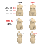 Торс манекену 22 розміру (Plus Size). Викрійки у форматі PDF Торс манекену 22 розміру (Plus Size). Викрійки у форматі PDF