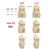 Sewing Pattern for Plus Size Dress Form Torso Set Size 22 Sewing Pattern for Plus Size Dress Form Torso Set Size 22