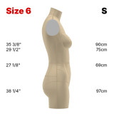 Sewing Pattern for Standard Dress Form Torso Set Size 6
