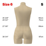 Sewing Pattern for Standard Dress Form Torso Set Size 6