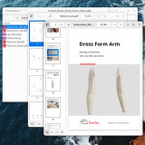 Sewing Pattern for Universal Arm Size 8 With Cover Included