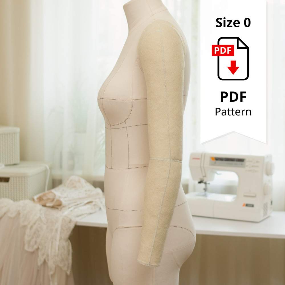 Sewing Pattern for Universal Arm Size 0 With Cover Included