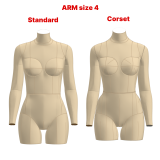 Sewing Pattern for Universal Arm Size 4 With Cover Included