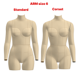 Sewing Pattern for Universal Arm Size 6 With Cover Included