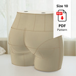 Standard Dress Form Bottom Size 10 PDF Patterns