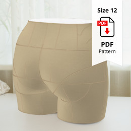 Standard Dress Form Bottom Size 12 PDF Patterns