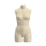 Sewing Pattern for Cover for non-standard Dress Form Size 8-6