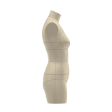 Sewing Pattern for Cover for non-standard Dress Form Size 8-6