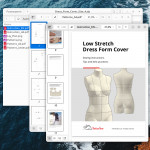 Standard Dress Form Torso Set Size 4 PDF Patterns With Cover Included