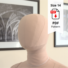 Sewing Pattern for Universal Head Size 14 With Cover Included