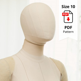 Universal Head Size 10 PDF Patterns With Cover Included