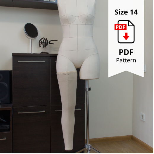 Sewing Pattern for Leg size 14 With Cover Included