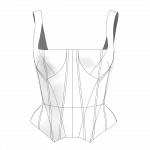 Викрійки для пошиття корсета розмір S-M