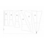 Викрійки для пошиття корсета розмір S-M #2