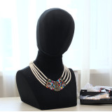 Sewing Pattern for DIY Head Stand, Jewelry Display, Wig Dress Form, Cap Hat Rack, Necklace holder. 