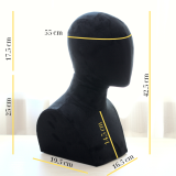 Sewing Pattern for DIY Head Stand, Jewelry Display, Wig Dress Form, Cap Hat Rack, Necklace holder. 