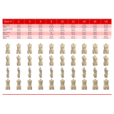 Sewing Pattern for Standard Dress Form Torso Set Size 4